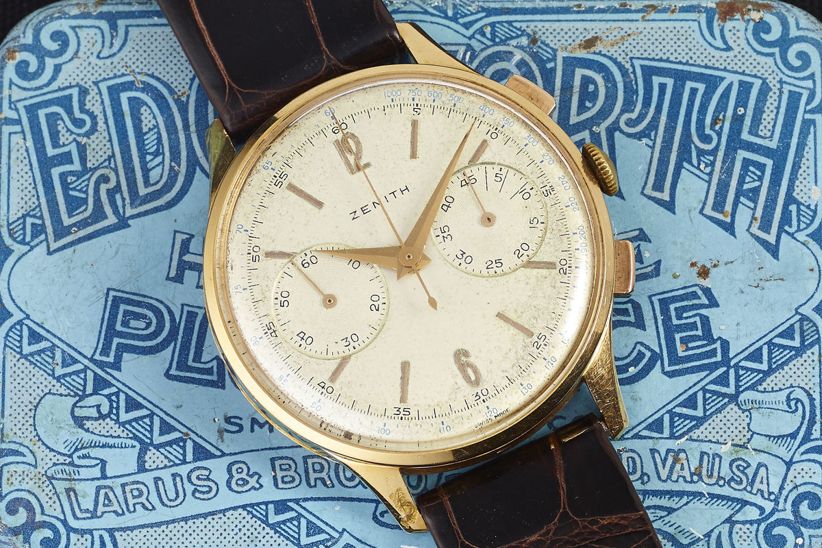 Zenith 18k Gold Watch Picture