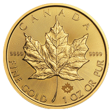 1oz Gold Canadian Maple